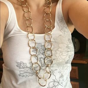 Large Gold Chain Necklace